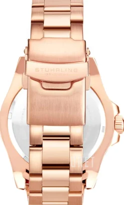 Aquadiver Svart/Roséguldstonat stål Ø42 mm