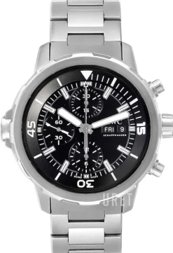 Aquatimer Chronograph Svart/Stål Ø44 mm