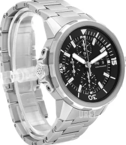 Aquatimer Chronograph Svart/Stål Ø44 mm