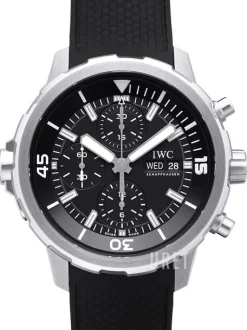 Aquatimer Chronograph Svart/Gummi Ø44 mm