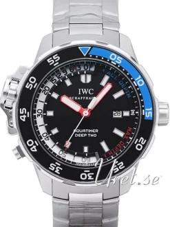 Aquatimer Deep Two Svart/Stål Ø46 mm