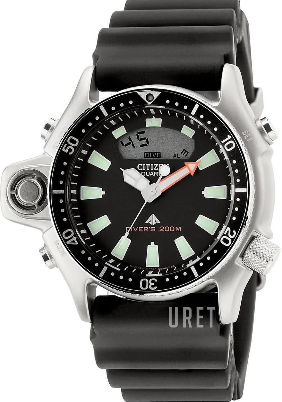 Aquatimer Svart/Gummi