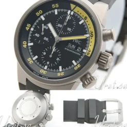 Aquatimer Svart/Gummi Ø42 mm