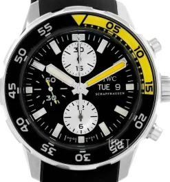 Aquatimer Svart/Gummi Ø44 mm