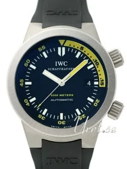 Aquatimer Svart/Gummi Ø42 mm