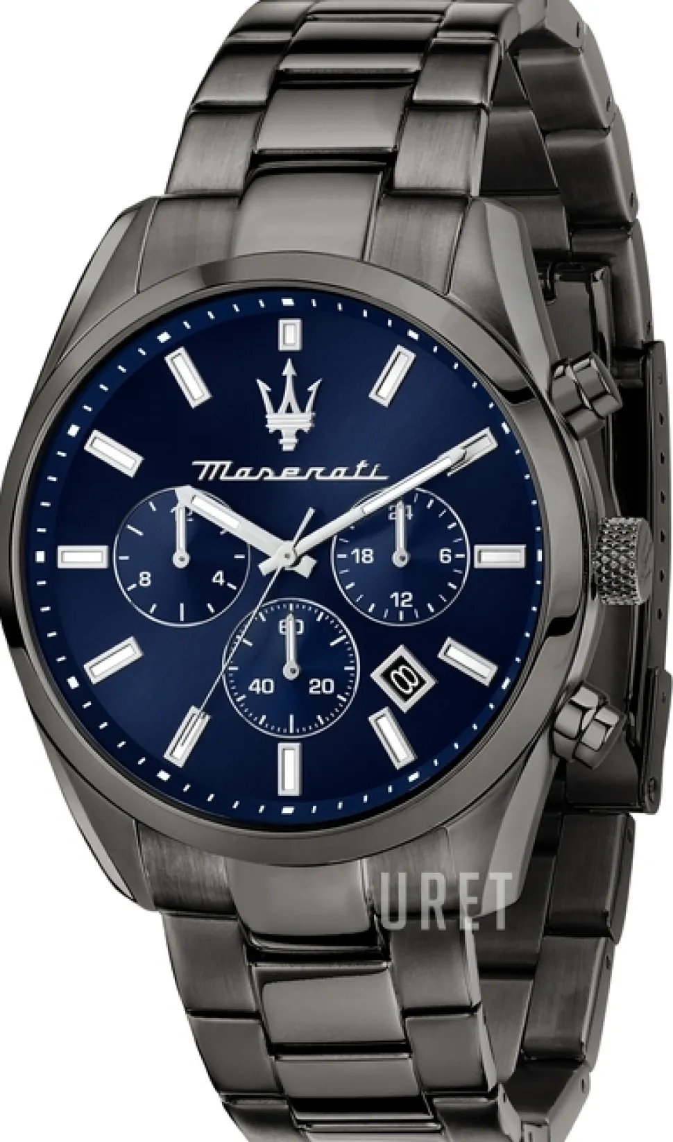 Attrazione Blå/Stål Ø43 mm