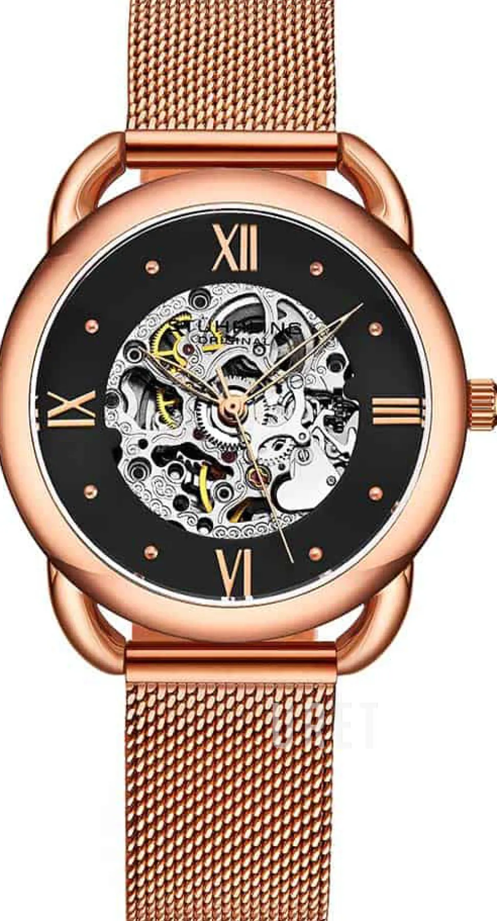 Automatic Svart/Roséguldstonat stål Ø36 mm