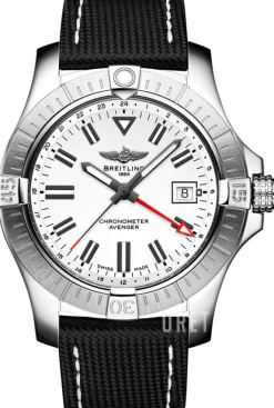 Avenger Automatic Gmt 43 Vit/Läder Ø43 mm