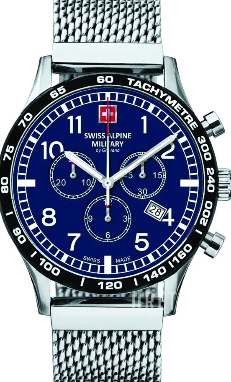 Aviator Blå/Stål Ø43 mm