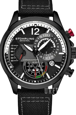 Aviator Cordura Svart/Textil Ø45 mm