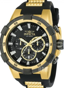 Aviator Svart/Gulguldtonat stål Ø51.5 mm