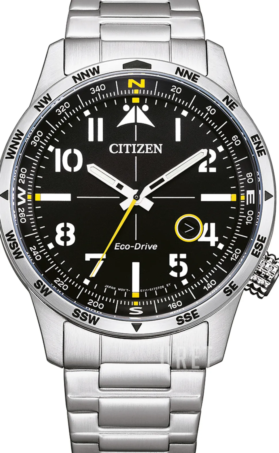 Aviator Svart/Stål Ø43 mm