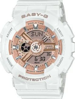 Baby-G Roséguldstonad/Resinplast Ø43.4 mm