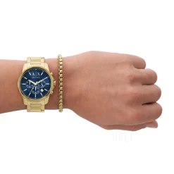 Banks Blå/Guldtonat stål Ø44 mm