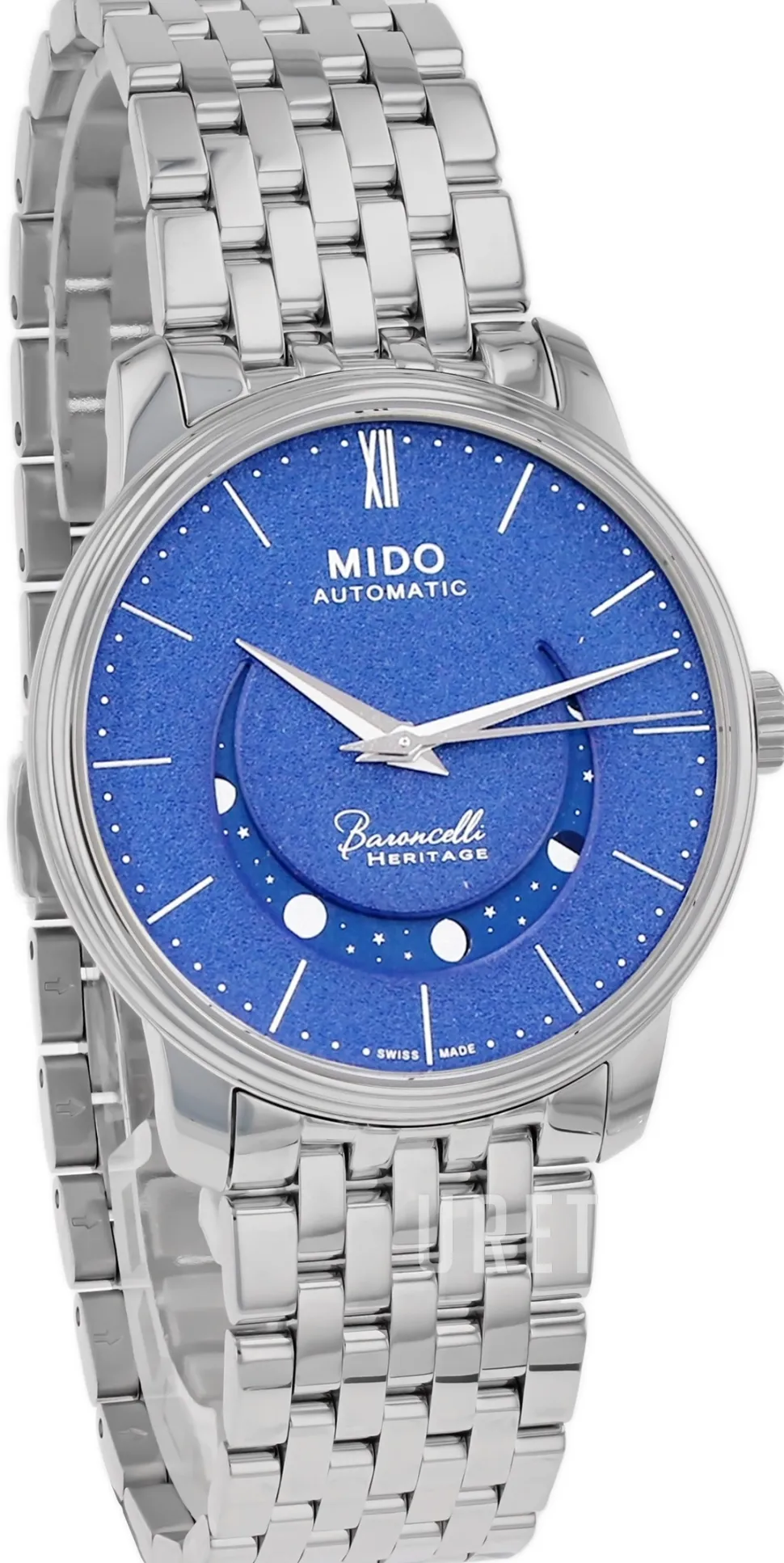 Baroncelli Blå/Stål Ø39 mm