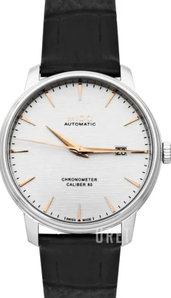 Baroncelli Silverfärgad/Läder Ø40 mm