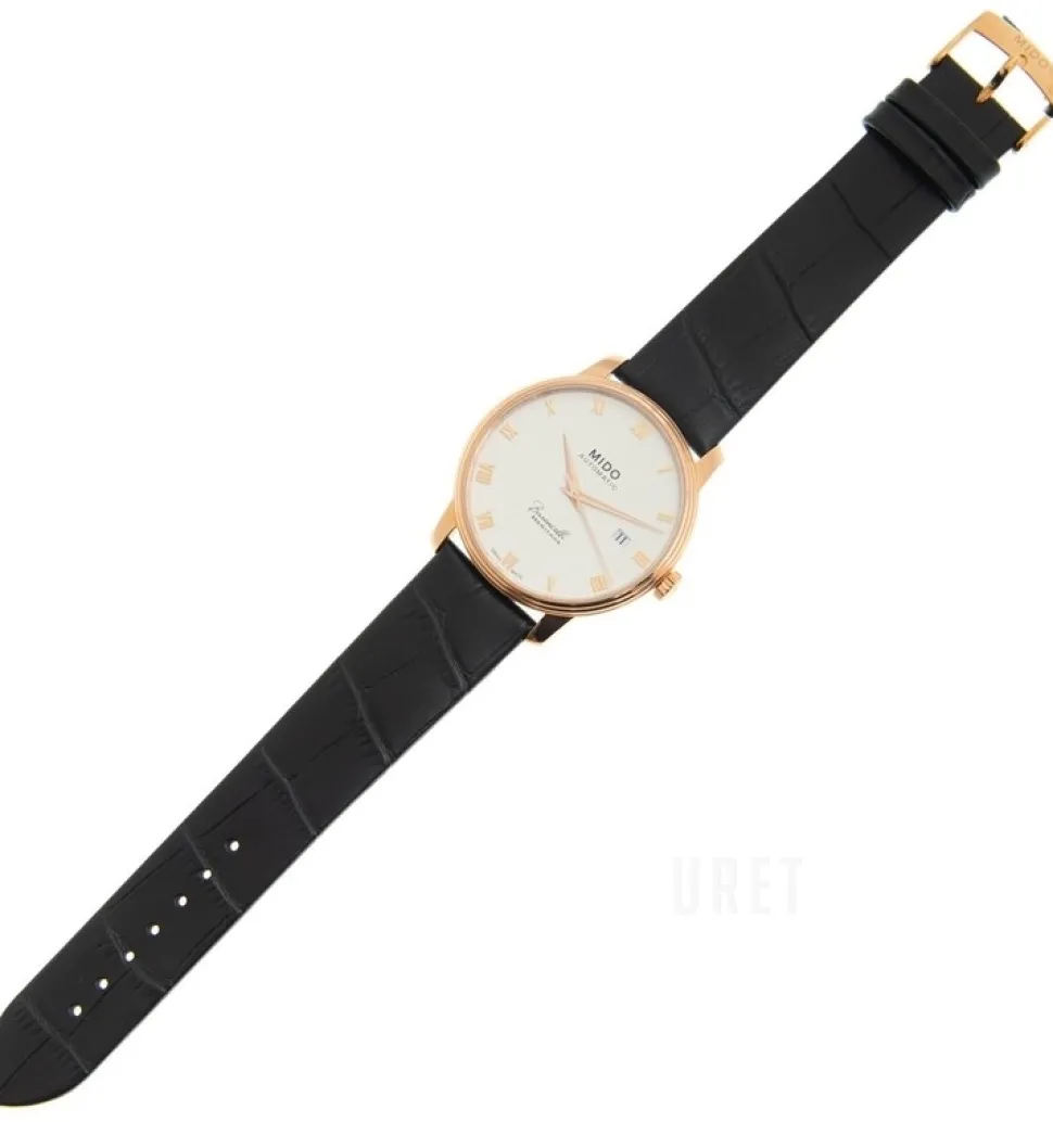 Baroncelli Vit/Läder Ø39 mm
