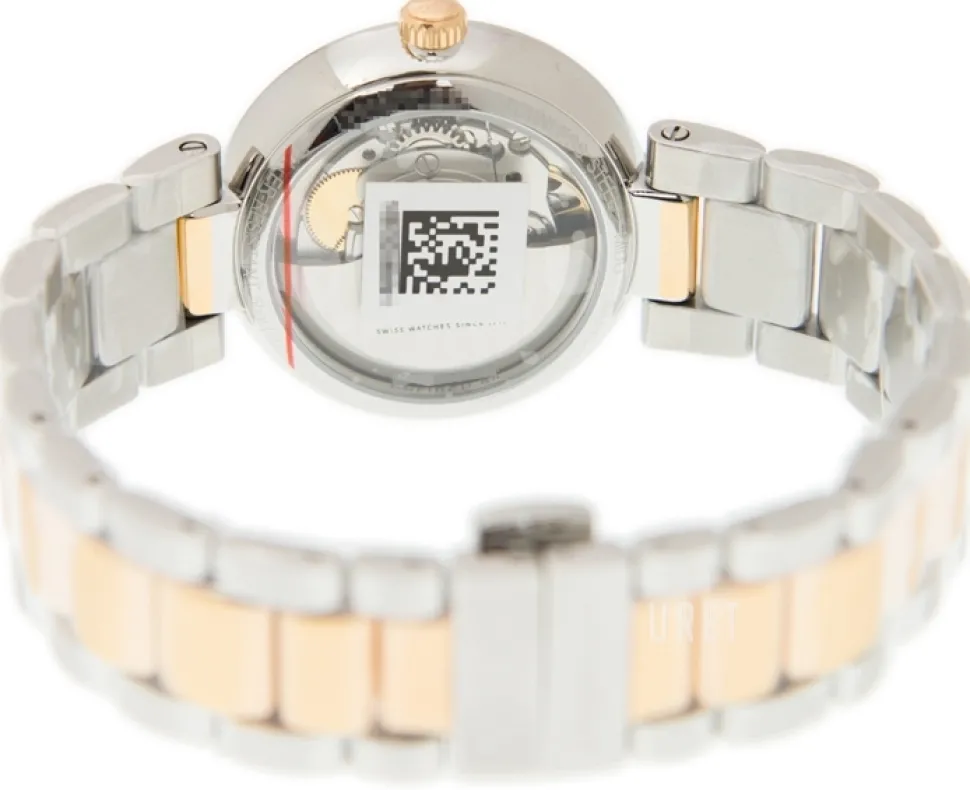 Baroncelli Vit/Roséguldstonat stål Ø33 mm