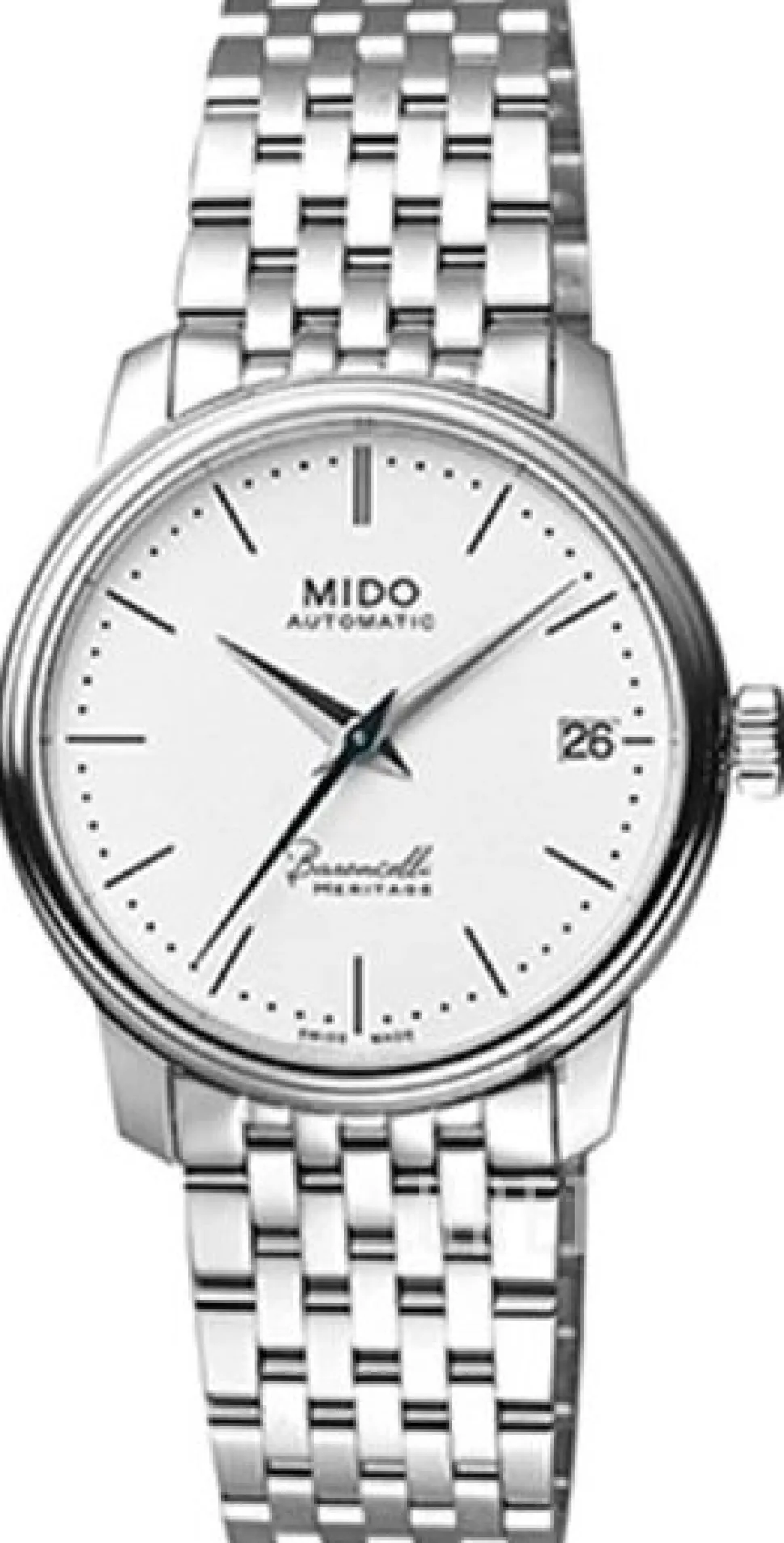 Baroncelli Vit/Stål Ø33 mm