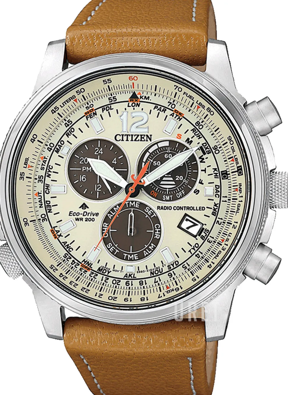 Beige/Läder Ø45 mm