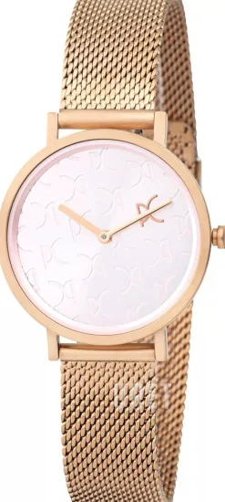 Belleville Monogram Rosa/Roséguldstonat stål Ø31 mm