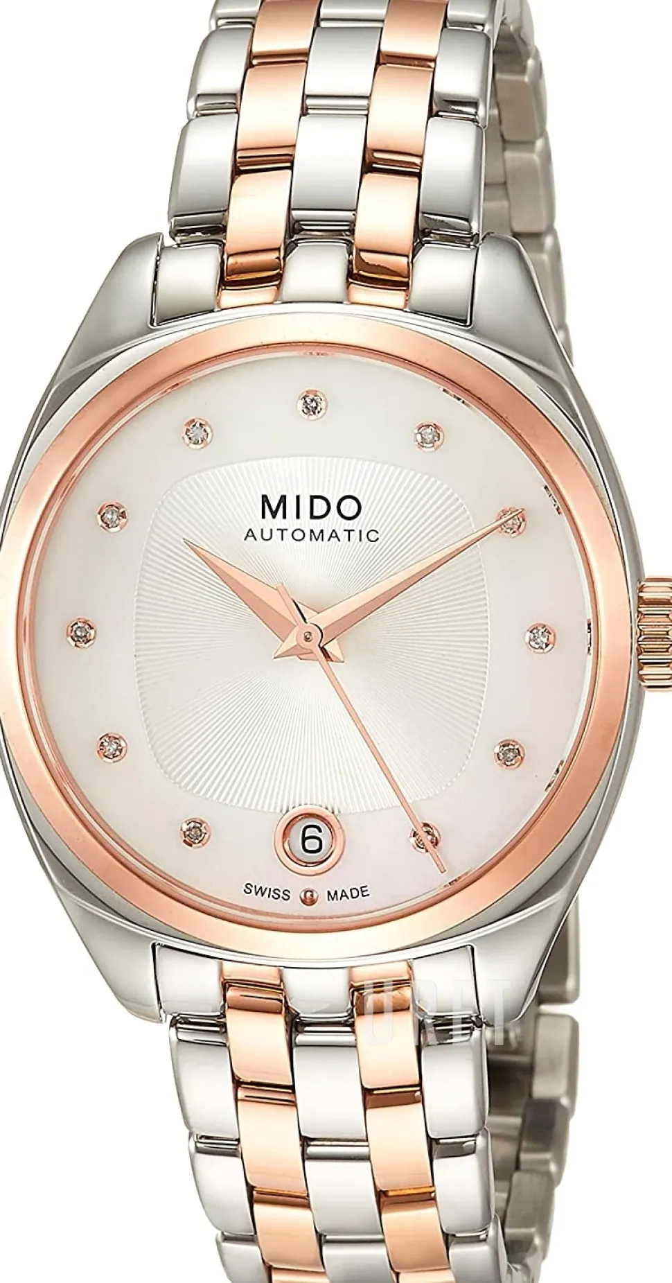 Belluna Vit/Roséguldstonat stål Ø33.4 mm