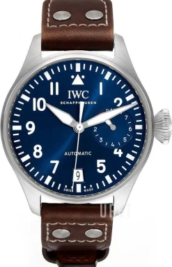 Big Pilot Blå/Läder Ø46.2 mm