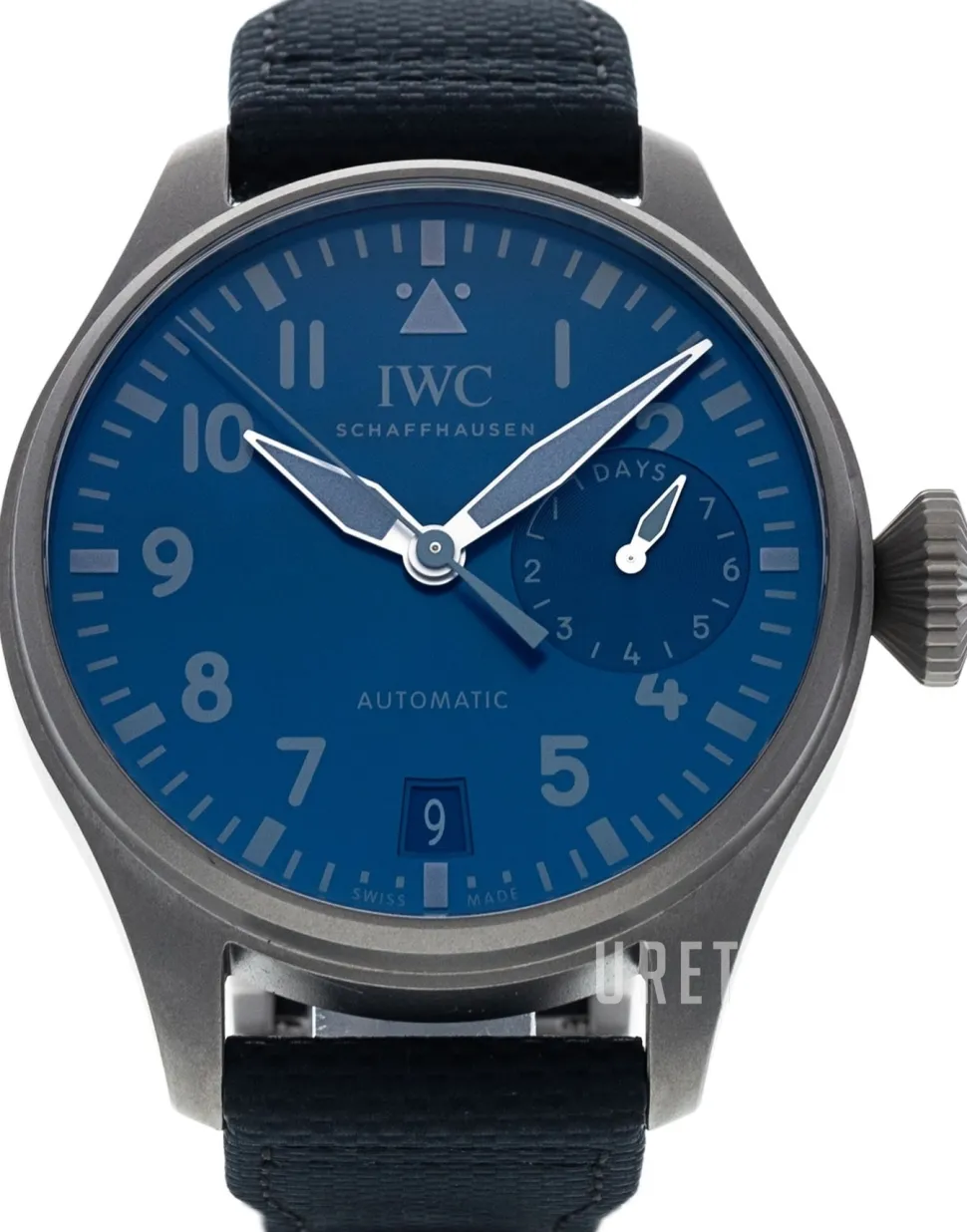 Big Pilot Blå/Läder Ø46.2 mm