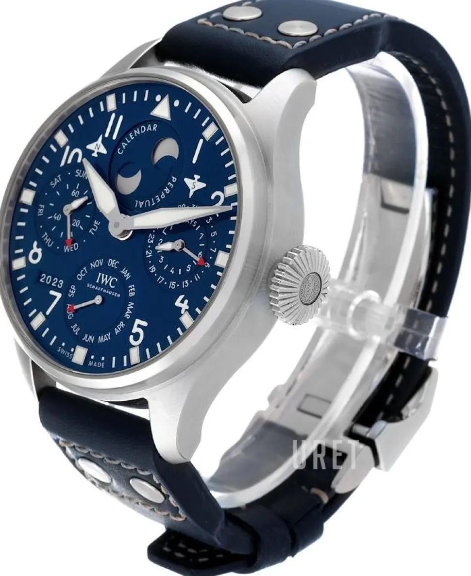 Big Pilot Blå/Läder Ø46.5 mm