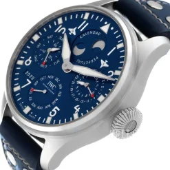 Big Pilot Blå/Läder Ø46.5 mm