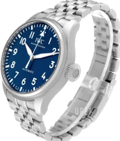 Big Pilot Blå/Stål Ø43 mm