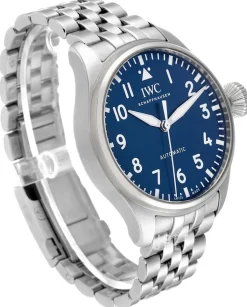 Big Pilot Blå/Stål Ø43 mm