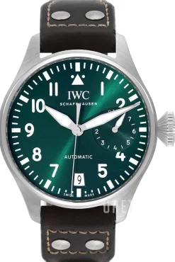 Big Pilot Grön/Läder Ø46.2 mm