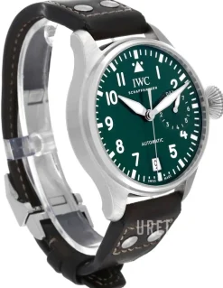 Big Pilot Grön/Läder Ø46.2 mm