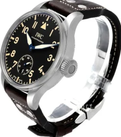 Big Pilots Heritage Svart/Läder Ø48 mm