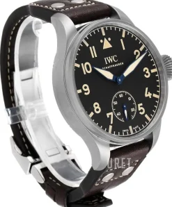 Big Pilots Heritage Svart/Läder Ø48 mm