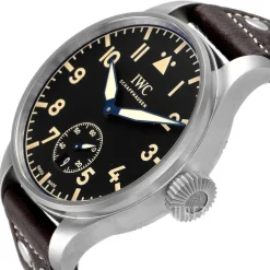 Big Pilots Heritage Svart/Läder Ø48 mm