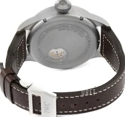 Big Pilots Heritage Svart/Läder Ø48 mm