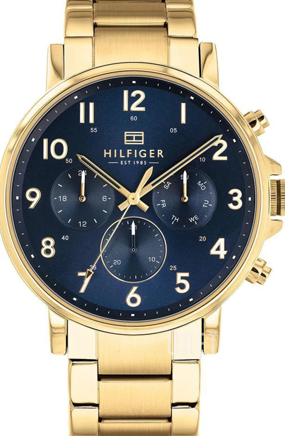 Blå/Gulguldtonat stål Ø45 mm