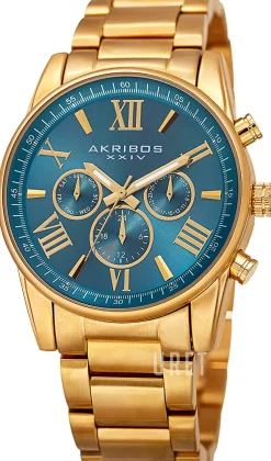 Blå/Gulguldtonat stål Ø41 mm