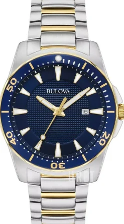 Blå/Gulguldtonat stål Ø42 mm