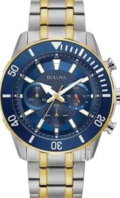 Blå/Gulguldtonat stål Ø44 mm