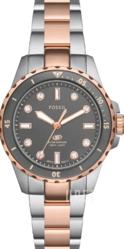 Blue Dive Grå/Roséguldstonat stål Ø36 mm