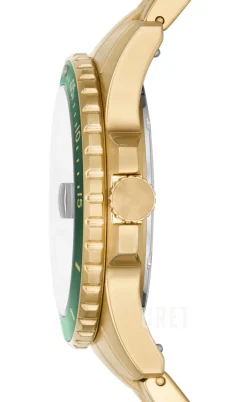 Blue Grön/Guldtonat stål Ø42 mm