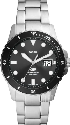 Blue Svart/Guldtonat stål Ø42 mm