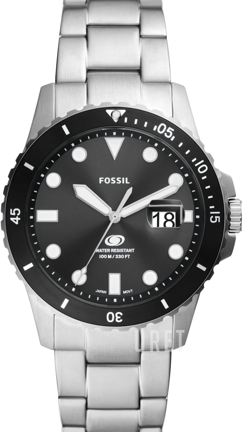 Blue Svart/Guldtonat stål Ø42 mm