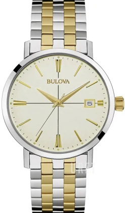 Bracelet Beige/Gulguldtonat stål Ø39 mm