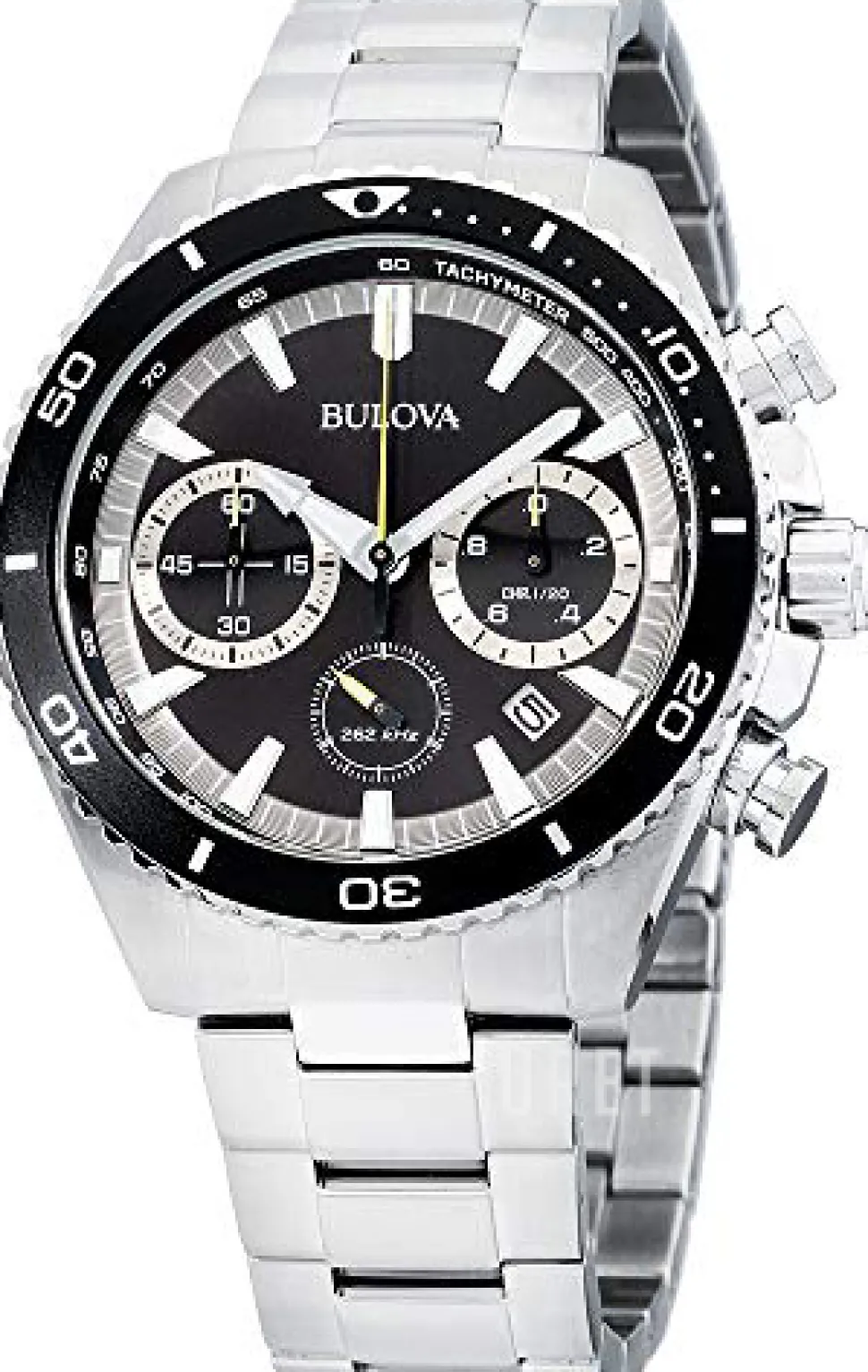 Bracelet Svart/Stål Ø45 mm