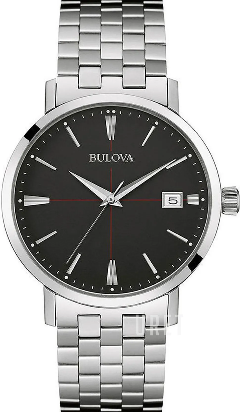 Bracelet Svart/Stål Ø39 mm