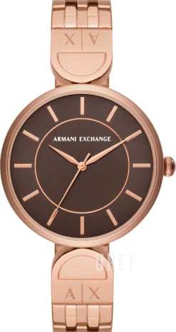 Brooke Brun/Roséguldstonat stål Ø38 mm